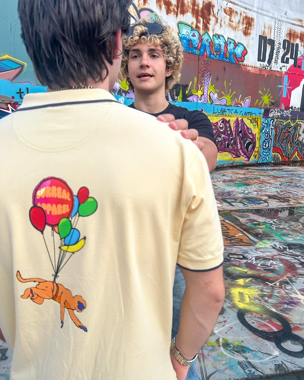 Limited Edition Balloon Monkey Yellow Polo