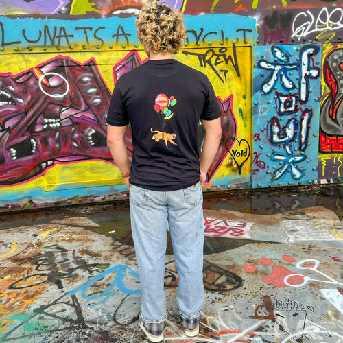 Short Sleeve Balloon Monkey Tee
